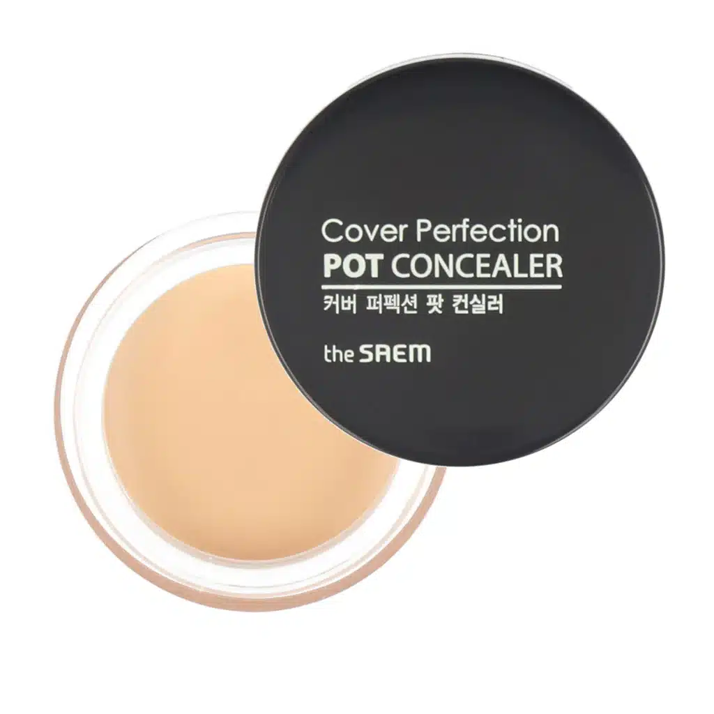 Se The Saem - Cover Perfection Pot Concealer (01. Clear Beige) hos Yu Beauti